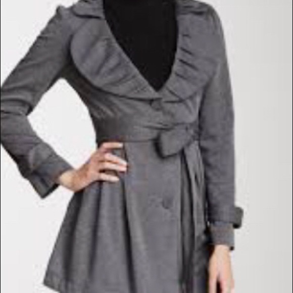 Fever Jackets & Blazers - Fever Charcoal Grey Shaw Collared Jacket Size Xl